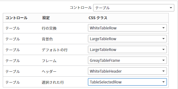スタイル フォーム - テーブル クラス スタイル フォーム - テーブル クラス