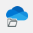 Avaa OneDrivesta -kuvake