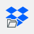 значок Открыть из Dropbox