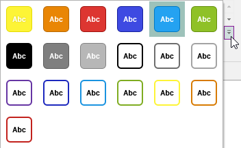 Exemples de style de couleur