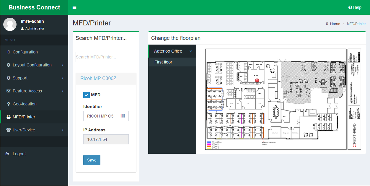 MFD and Printer management