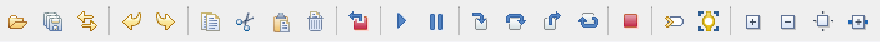 Robot toolbar Robot toolbar